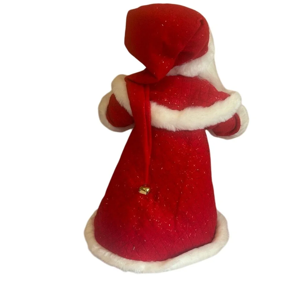 AnnaLee 22Inch Caroling Father Time Santa Claus Christmas Doll Plush Decoration‎